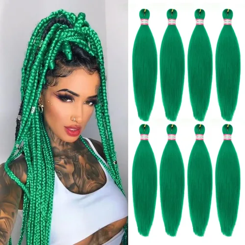 Miniatura 13 de Extensiones de cabello para trenzar preestiradas, color negro, 12 pulgadas, 8 paquetes de cabello natural para trenzar, fácil trenza, ajuste de agua