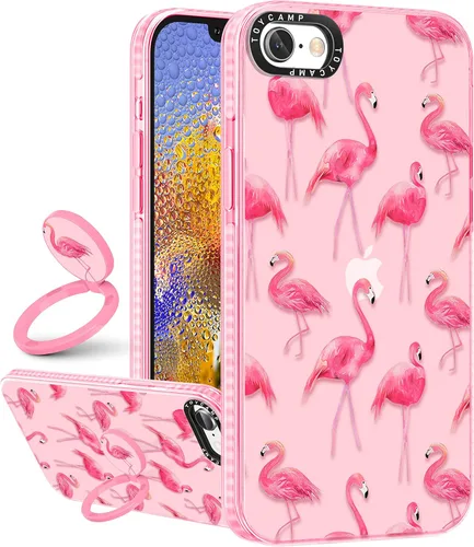 Miniatura 19 de Toycamp Funda para iPhone 13 Pro Max Blanca Con soporte de anillo, lindo astronauta, divertido diseño de dibujos animados, para niñas