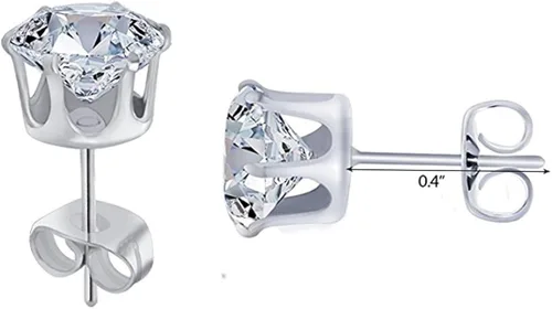 Miniatura 4 de JOYA - Pendientes magnéticos de acero inoxidable para hombre y mujer