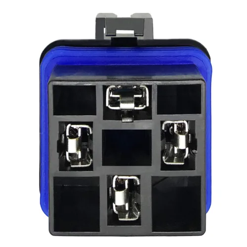 Miniatura 3 de Relé impermeable de 4 pines 40/30AMP 12V CC con cables de alta resistencia, relé automotriz SPST, paquete de 1
