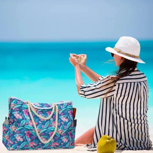 Miniatura 9 de CONTAIL Bolsa de mano de gran capacidad de 21.5 pulgadas con forro totalmente impermeable, convertible como bolsa húmeda y seca