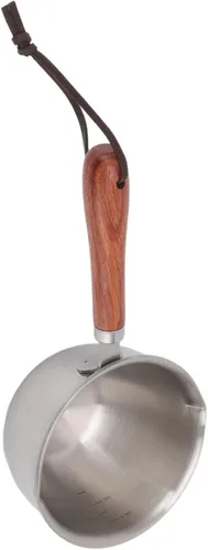 Miniatura 8 de Olla de calentamiento de mantequilla, mini calentador de mantequilla de acero inoxidable con mango de calor para mantequilla derretida, leche al