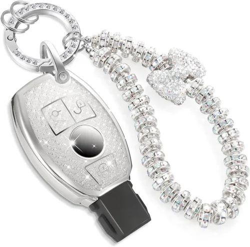 Miniatura 66 de Funda para llavero Buick con llavero de pulsera de circonita de moda, diseño de diamantes encantadores funda suave para Avenir Envision Encore Chevy