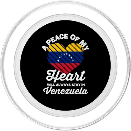 Miniatura 2 de Una paz de mi corazón siempre se quedará en Venezuela PopSockets Venezolanos MagSafe PopGrip para iPhone