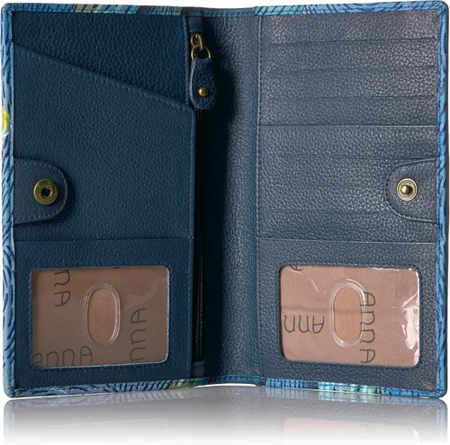 Miniatura 4 de Anna By Anuschka Cartera de cuero genuino pintada a mano para mujer