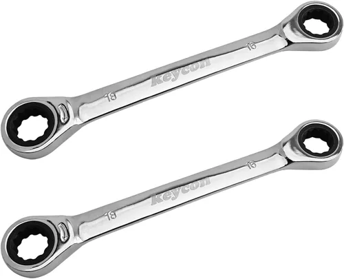 Miniatura 11 de Utoolmart Llave de trinquete, llave métrica de extremo de caja doble de 0.315 in x 0.394 in, acero CR-V