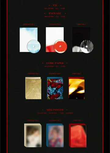 Miniatura 2 de (G)I-DLE 4th Mini Album [BURN] FIRE VER. CD+Photo Book+3 Card+Mini Poster(ON PACK) K-POP SEALDED+TRACKING CODE