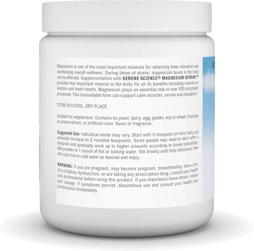Miniatura 3 de Source Naturals Serene Science - Sereno de magnesio, cuerpo pacífico, sabor a bayas, 5 onzas