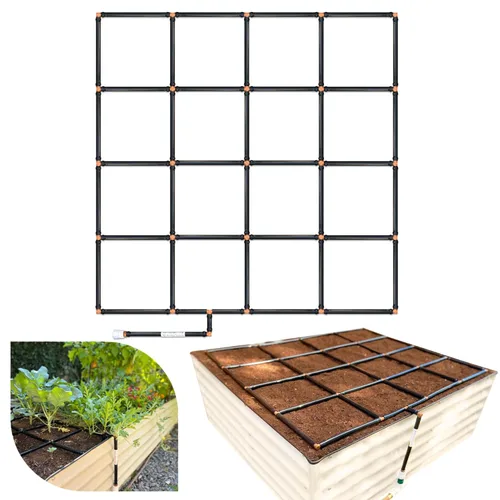 Miniatura 22 de Garden In Minutes - Sistema de riego por goteo para jardín, manguera de remojo, riego por goteo premontado, rociador de cama de flores, kit