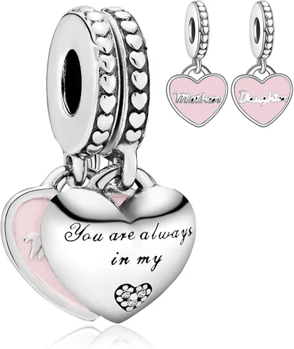 Annmors Charms for Bracelets Family Animal Safety Chains Nature Dangle for Women Bracelets & Necklace Pendant