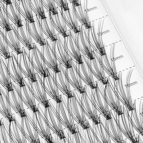 Miniatura 2 de Extensiones de pestañas postizas de 20D, pestañas individuales, 240 piezas, extensiones de pestañas individuales de 20D, volumen suave y ligero