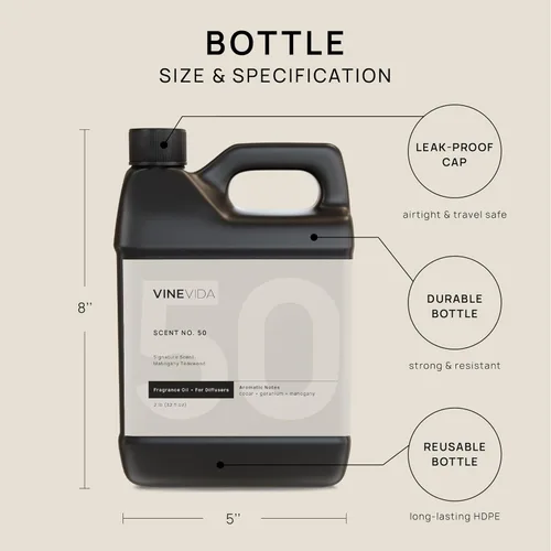 Miniatura 2 de VINEVIDA Aceite aromático de madera de teca de caoba para difusores de aire frío, aceites esenciales para recarga de aceite difusor y ambientador