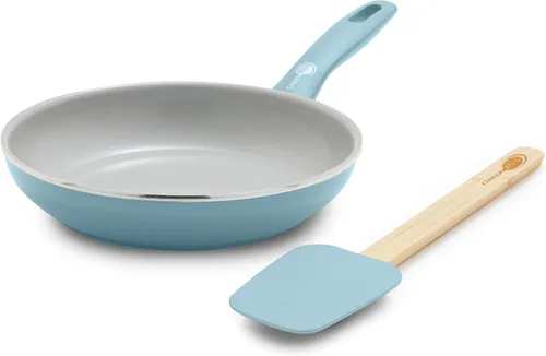 Miniatura 11 de GreenPan Dover - Sartén de 12 pulgadas con revestimiento antiadherente de cerámica libre de PFAS no tóxicos, para sellar, saltear, freír huevos