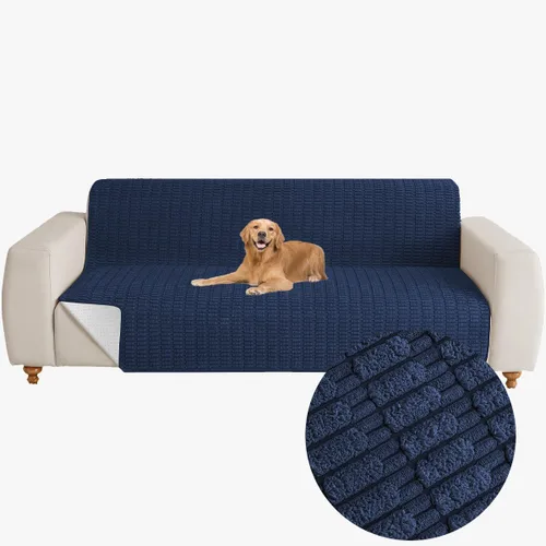 Miniatura 17 de Muamar Funda para Cama de Perro Protector de Sofá, Antideslizante Impermeable Fundas de Sofá para Sala de Estar Fundas de Sofá, Tapete de Sofá, Negro