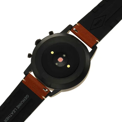 Miniatura 6 de Fossil Reloj inteligente híbrido Collider HR para hombre con pantalla de lectura siempre encendida frecuencia cardíaca seguimiento de actividad