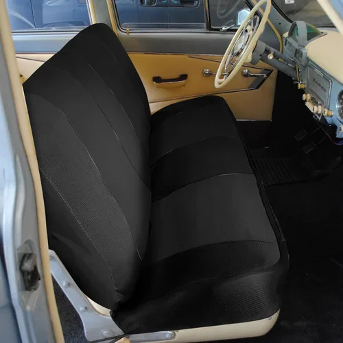 Miniatura 6 de Fundas de asiento de banco de ajuste personalizado de repuesto para Ford F100 F150 F250 Series 1969-1996 sin reposacabezas, tela de malla de aire