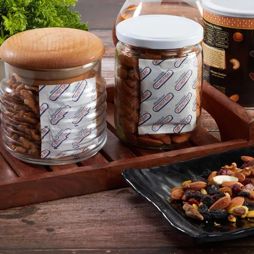 Miniatura 5 de Paquete de 200 absorbentes de oxígeno de 50 cc para almacenamiento de alimentos, paquetes de absorbentes de oxígeno de grado alimenticio para carne