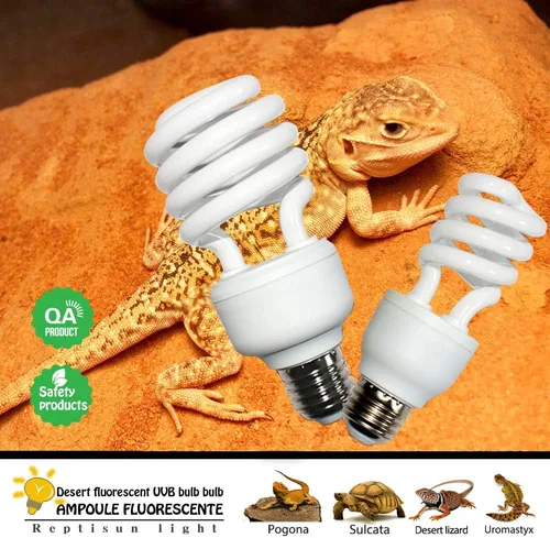 Miniatura 4 de Bombilla UVA UVB para reptiles de 10.0 13 W Desert UVB Bombilla Reptil UVB Bombilla para dragón barbudo, tortuga, serpiente, gecko, lagarto lámpara