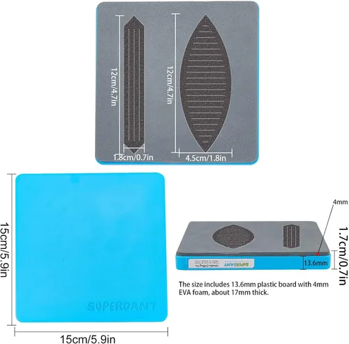 Miniatura 2 de SUPERDANT Troqueles de corte de cuero con borlas, 2 formas, aretes de cuero, troquelados con flecos, troquelados de madera, aretes colgantes, Gota