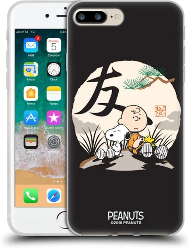 Miniatura 170 de Carcasa de gel para iPhone 7 Plus/iPhone 8 Plus, diseño de Snoopy Oriental de Peanuts, Badges