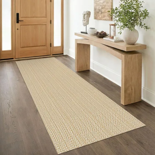 Miniatura 80 de IOHOUZE Alfombra de Área Lavable 4x6 Antideslizante con Respaldo de Goma Alfombras Tejidas para Entrada Interior Alfombras de Dormitorio Alfombra