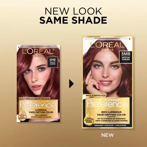 Miniatura 181 de L'Oreal Paris Superior Preference - Tinte permanente luminoso que desafía la decoloración, tinte para el cabello hasta 9 semanas de resplandor, 09