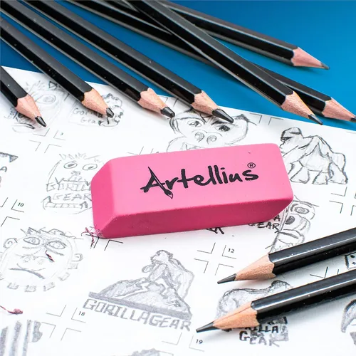 Miniatura 3 de Artellius Teacher Supplies - Gomas de borrar color rosa, grande, 150 unidades, para niños y uso en el aula