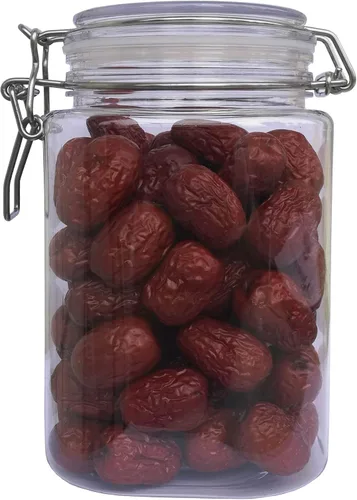 Miniatura 3 de FixtureDisplays® Cierre de alambre PET Jar 25.4 fl oz Spice Jar Seal Pintura Aceite Almacenamiento Tarro Contenedor Cerradura 18615-750ML-NPF