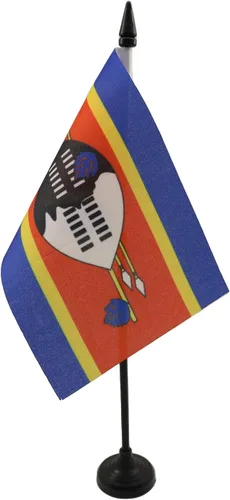 Miniatura 153 de AZ FLAG Sierra Leone Bandera de mesa 5'' x 8'' - Bandera de escritorio de Sierra Leona 21 x 14 cm - Bastón y base de plástico negro
