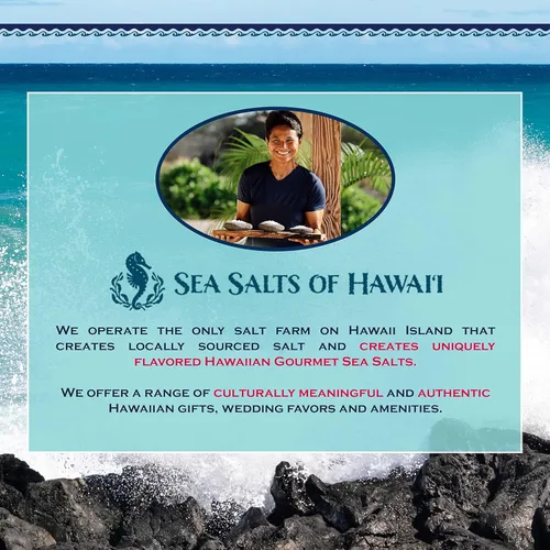 Miniatura 7 de Sea Salts of Hawaii Paquete de 3 variedades, sal hawaiana pura de Kona, sal de ajo asado, sal marina hawaiana con sabor a limón y romero