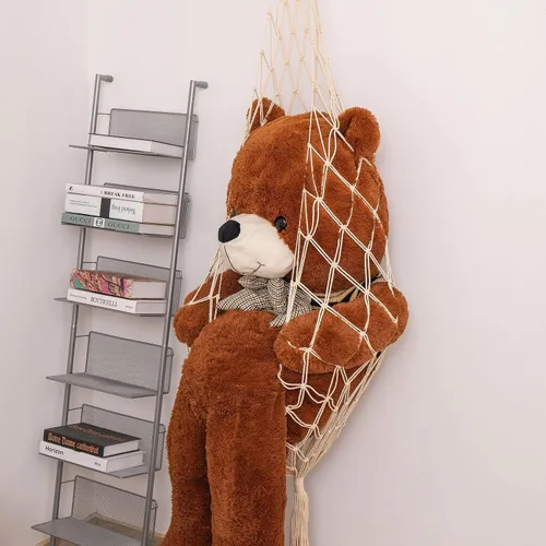 Miniatura 4 de Organizador de almacenamiento de juguetes de peluche, hamaca de animales de peluche, red de exhibición de juguetes de felpa para guardería, sala