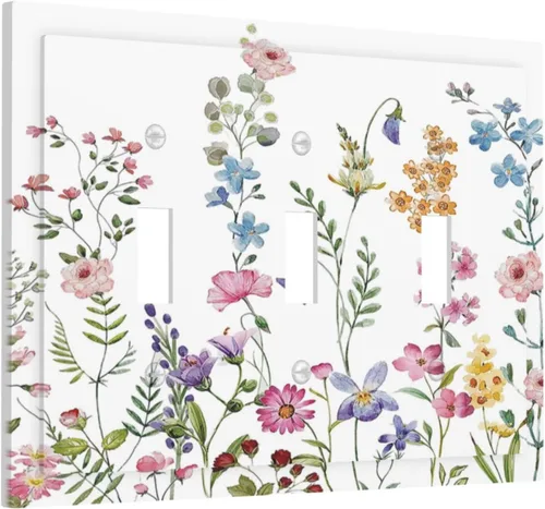 Miniatura 16 de Cubiertas Decorativas para Placas de Interruptor Abstracto Moderno de Mediados de Siglo Arco Boho Sol Dorado Hoja 1 Gang Placa de Pared Cubierta