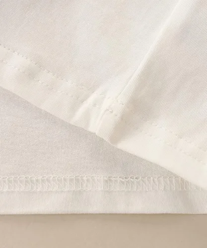 Miniatura 4 de Conjunto de camiseta de manga corta y pantalón corto de algodón para bebé