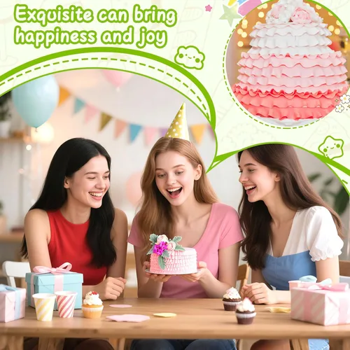 Miniatura 2 de Suuker Juego de 7 boquillas plisadas para tuberías de falda plisada, boquillas rusas de acero inoxidable, juego de tuberías para fondant