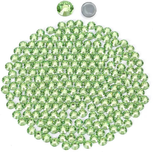 Miniatura 27 de Cristales negros redondos Hotfix de vidrio plano (SS12/3.2MM/1440pcs)