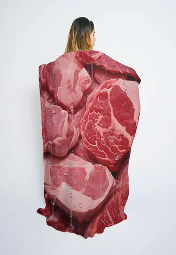Miniatura 4 de Manta de carne de res - Regalos para los amantes de la carne de res 30" x 40