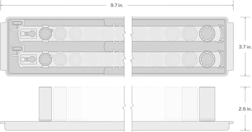 Miniatura 7 de TEKTON Juego de llaves de vaso de transmisión de 1/4 pulgada de 12 puntos con rieles y bandeja, 22 piezas (5/32-9/16 pulgadas) SHD90213