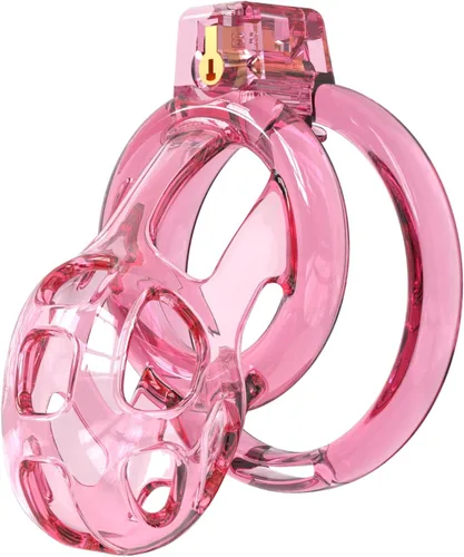 Miniatura 9 de Soft Rubber Male Chastity Cage, with 6 Size Rings, Invisible Lock Man Penis Exercise Bondage Gear & Accessories Lightweight Adult Sex Toys (Black, S)