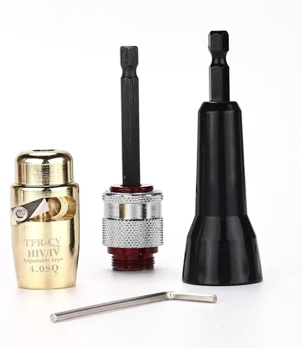 Miniatura 9 de Herramienta automática de pelado y torsión de cables para taladro, kit de conector de pelacables eléctricos para cables 2.5 - Tornillo de tuerca