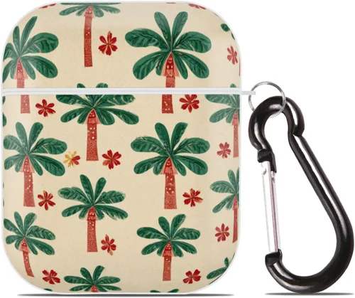 Miniatura 20 de Funda de zanahorias naranjas para Airpod 2/1 con llavero de protección completa de plástico accesorios para la piel para mujeres y hombres