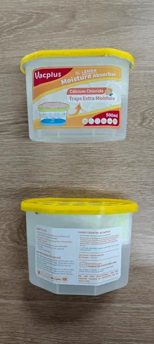 Miniatura 8 de Vacplus Paquete de 6 absorbentes de humedad, cajas de absorción de humedad portátiles para tu baño, armario y automóvil, deshumidificador