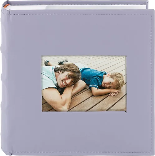Miniatura 10 de Golden State Art, álbum de fotos de cuero sintético con capacidad para 200 fotos de 4 x 6 pulgadas con espacio para escribir notas, ideal para bodas