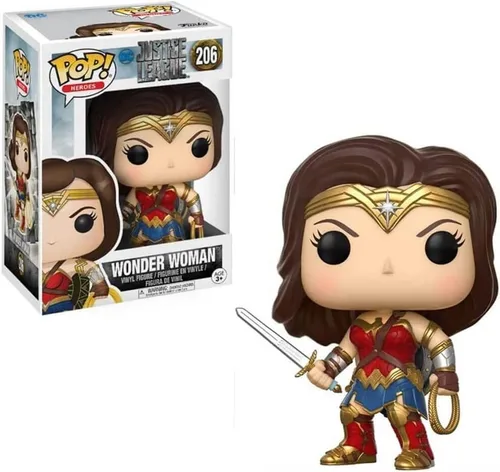 Miniatura 2 de Funko POP! Películas Liga de la Justicia de DC- Figura de juguete de la Mujer Maravilla