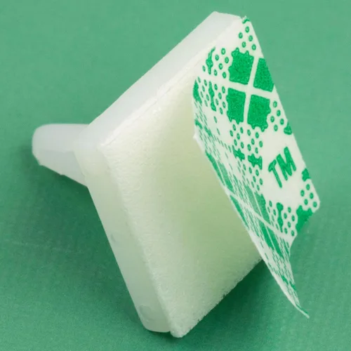 Miniatura 6 de 50pcs PCB Adhesivo Separador de Nylon Plástico Adhesivo Aislamiento Adhesivo PCB Espaciador Ø 0.118 in HC-5 Soporte Altura 0.189 in