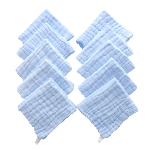 Miniatura 8 de MUKIN Toallitas para bebé, toallitas de algodón natural para bebé, toalla suave para la cara del bebé recién nacido para piel sensible, registro