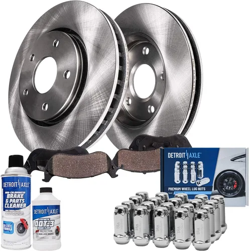 Miniatura 73 de Detroit Axle - Rotores de freno para Chrysler 200 2015 2016 2017, Rotores de freno de disco de reemplazo: 12.01" pulgadas delantero y 10.95