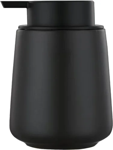 Miniatura 20 de Dispensador de jabón de manos de espuma de 12 onzas, dispensador de jabón espumoso negro para baño con bomba fácil de presionar, dispensador
