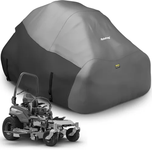 Miniatura 8 de Cubierta para Cortacésped de Montar, Tejido Impermeable de Grado Marino 420D - Ajuste Universal para John Deere, Cub Cadet, Craftsman, etc. Cubre