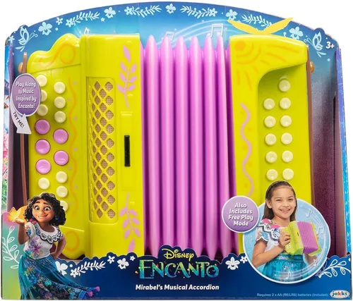 Miniatura 5 de Disney Acordeón musical de Encanto Mirabel, ideal como accesorio de disfraz o para juegos de simulación