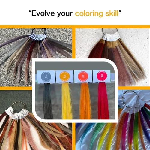 Miniatura 5 de Muestras de cabello para probar color, gris natural, cabello humano natural real, 30 hebras por paquete, 8 pulgadas